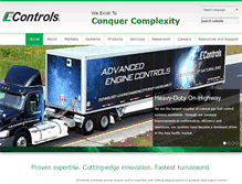 Tablet Screenshot of econtrols.com